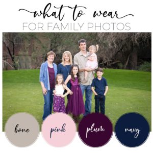 What to Wear for Family Photos | The Purple Edition • LORI•O•PHOTO